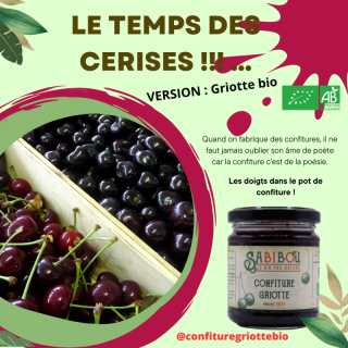 Griotte 220 gr Confiture BIO