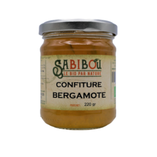 SABIBOU - Bergamote  - confiture BIO 220 gr