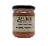 SABIBOU - Poire à la Vanille - Confiture BIO 220 gr