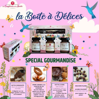 Coffret GOURMANDISE confiture de la hoube moselle grand est