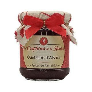 Confiture artisanale Quetsche d'Alsace aux épices de Noël 220 gr Les Confitures de La Hoube