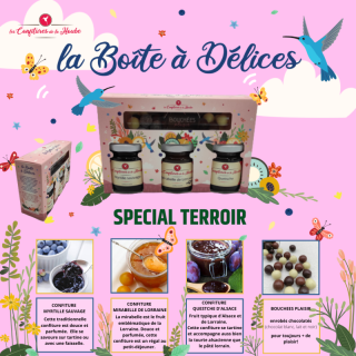 Coffret TERROIR confiture de la hoube moselle grand est