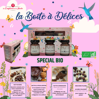 Coffret BIO confiture de la hoube moselle grand est