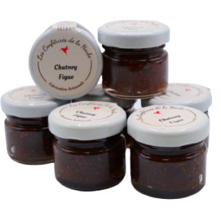 Chutney de Figue 30 gr Confitures de La Hoube Moselle