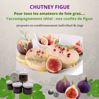 Chutney de Figue 30 gr Confitures de La Hoube Moselle