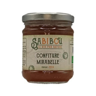 SABIBOU - Mirabelle de Lorraine - confiture artisanale BIO 220 gr