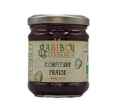 SABIBOU - Fraise - Confiture artisanale BIO 220 gr
