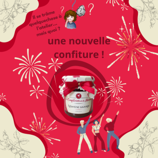 Confiture extra Eglantine sauvage 220 gr Les Confitures de La Hoube