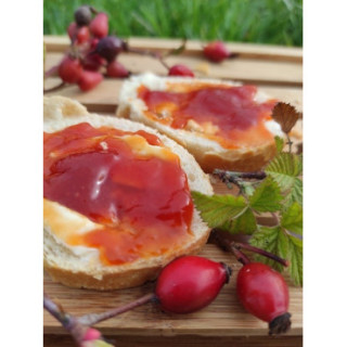 Confiture extra Eglantine sauvage 220 gr Les Confitures de La Hoube