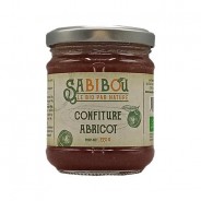 SABIBOU - Abricot - confiture artisanale BIO 220 gr