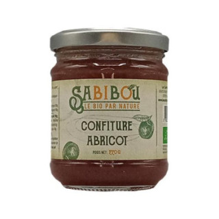 SABIBOU - Abricot - confiture artisanale BIO 220 gr