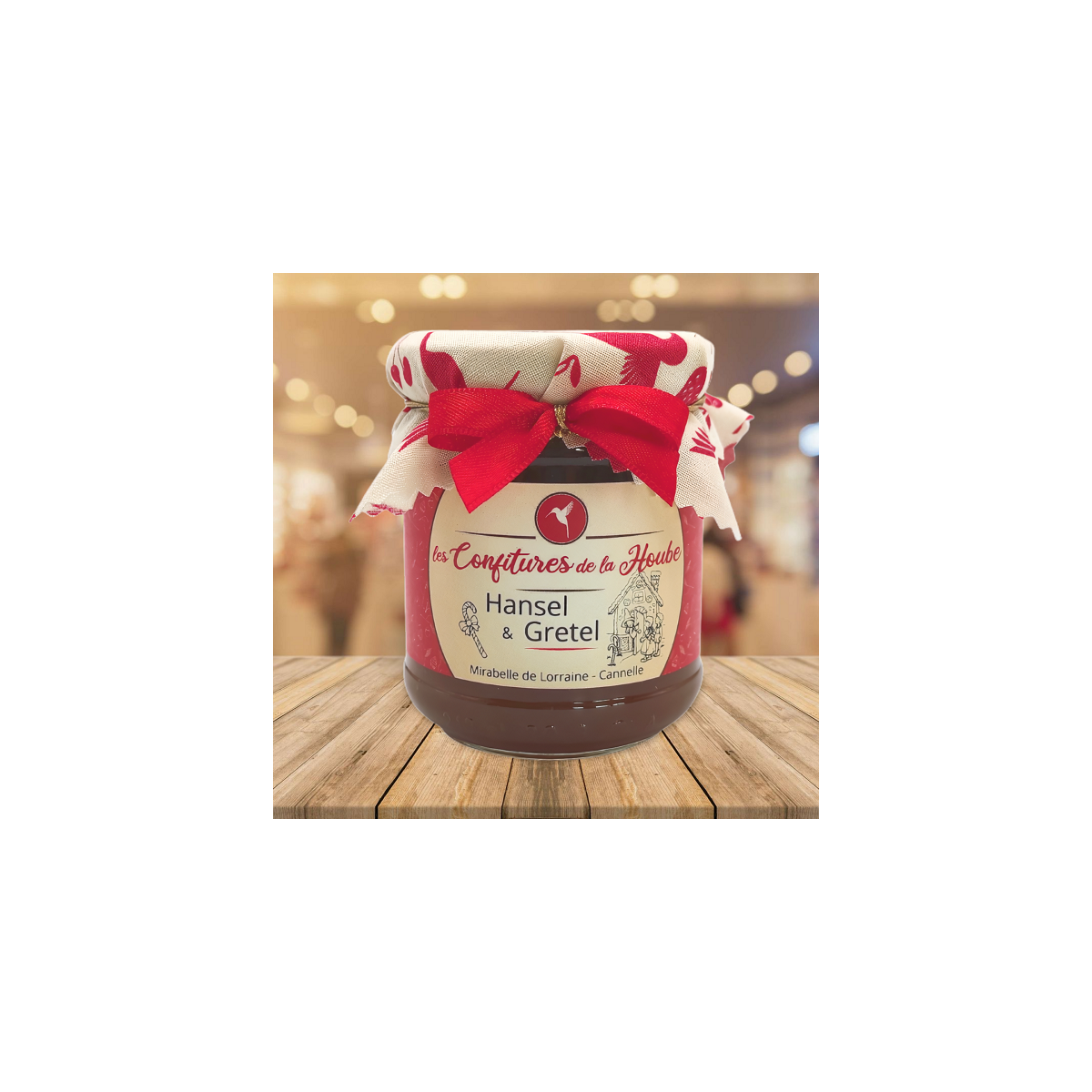 confiture de la hoube confiture artisanale Mirabelle de Lorraine - Cannelle 220 gr - Hansel et Gretel