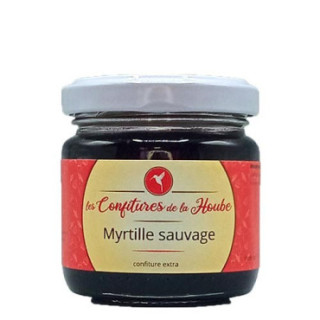 les confitures de la hoube caonfiture artisanale myrtille sauvage 110gr