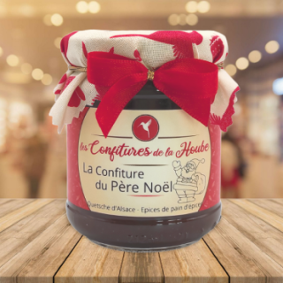 Confiture artisanale Quetsche d'Alsace aux épices de Noël 220 gr Les Confitures de La Hoube - Confiture du Père Noel