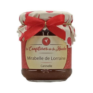 confiture de la hoube confiture artisanale Mirabelle de Lorraine - Cannelle 220 gr