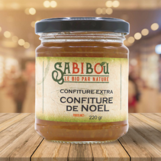 SABIBOU - Confiture de Noël - confiture BIO 220 gr