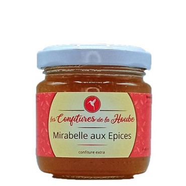 confiture de la hoube artisanale mirabelle aux 3 épices 110gr