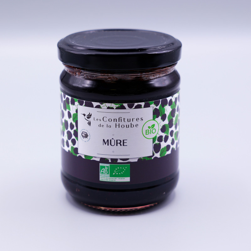 Mûre - confiture artisanale BIO 220gr Mûre - confiture artisanale BIO 220gr