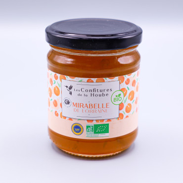 Mirabelle de Lorraine - confiture artisanale BIO 220 gr