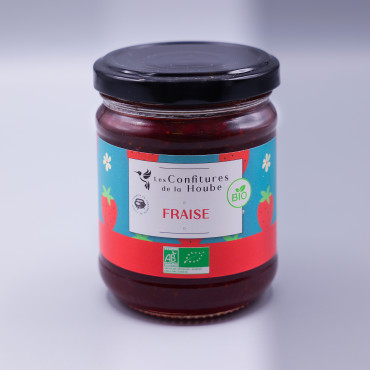 Fraise - Confiture artisanale BIO 220 gr