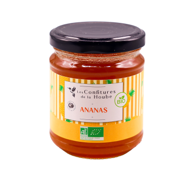 Ananas - confiture artisanale BIO 220 gr