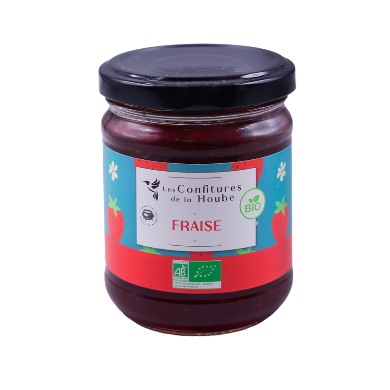 Fraise - Confiture artisanale BIO 220 gr Fraise - Confiture artisanale BIO 220 gr
