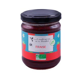 Fraise - Confiture artisanale BIO 220 gr
