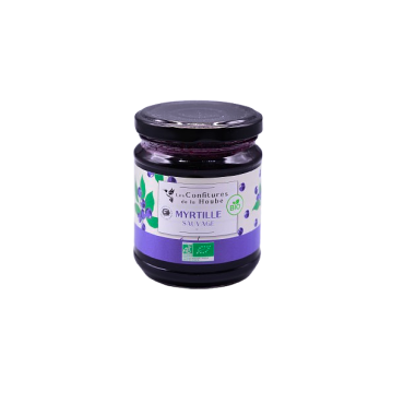 SABIBOU - Myrtille Sauvage - confiture artisanale BIO 220gr