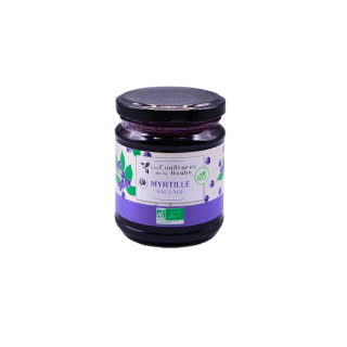 SABIBOU - Myrtille Sauvage - confiture artisanale BIO 220gr