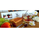 Coffret TERROIR blanc élégant confiture de la hoube moselle grand est