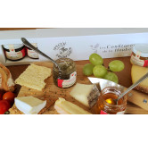 Coffret FROMAGE blanc élégant confiture de la hoube moselle grand est
