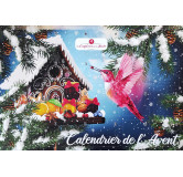Calendrier de l'Avent 100% fabrication artisanale 100% Les Confitures de La Hoube 24 variétés de confitures différentes