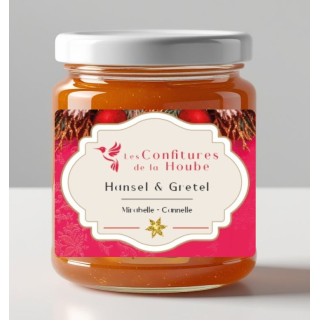 confiture de la hoube confiture artisanale Mirabelle de Lorraine - Cannelle 220 gr - Hansel et Gretel
