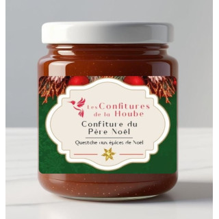 Confiture artisanale Quetsche d'Alsace aux épices de Noël 220 gr Les Confitures de La Hoube - Confiture du Père Noel