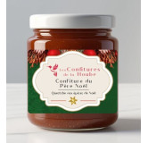 Confiture artisanale Quetsche d'Alsace aux épices de Noël 220 gr Les Confitures de La Hoube - Confiture du Père Noel