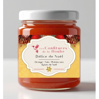 Délice de Noël 220 gr - Les Confitures de La Hoube-