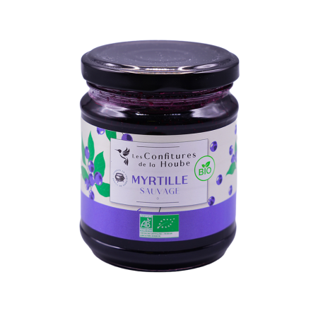 SABIBOU - Myrtille Sauvage - confiture artisanale BIO 220gr