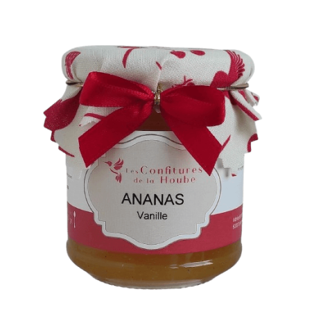 Confiture Ananas Vanille 220gr Les Confitures de La Hoube