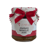 Confiture extra Ananas Mangue Kiwi 220 gr Les Confitures de La Hoube
