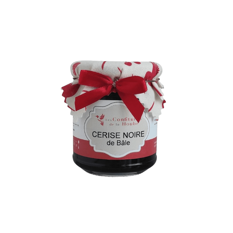 Confiture Cerise noire de Bâle 220gr Les Confitures de La Hoube Confiture Cerise noire de Bâle 220gr Les Confitures de La Hoube