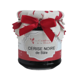 Confiture Cerise noire de Bâle 220gr Les Confitures de La Hoube