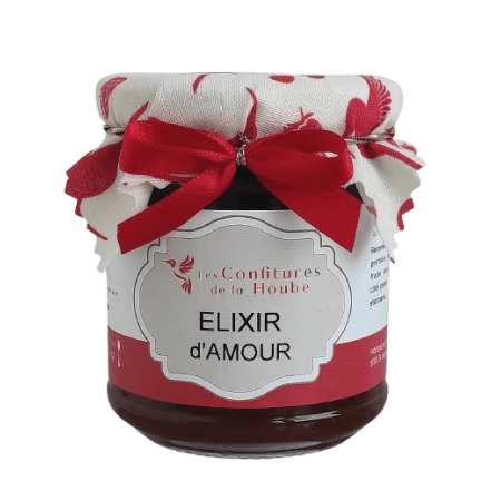 Elixir d'Amour Confiture Fraise Gingembre 220gr Les Confitures de La Hoube