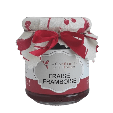 Confiture Fraise Framboise 220gr Les Confitures de La Hoube