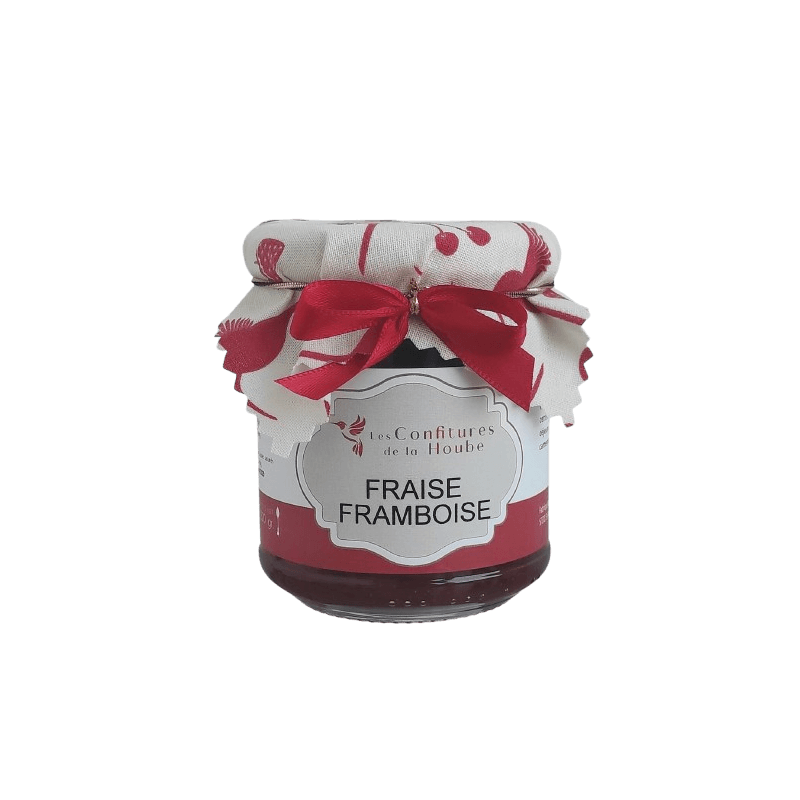 Confiture Fraise Framboise 220gr Les Confitures de La Hoube Confiture Fraise Framboise 220gr Les Confitures de La Hoube