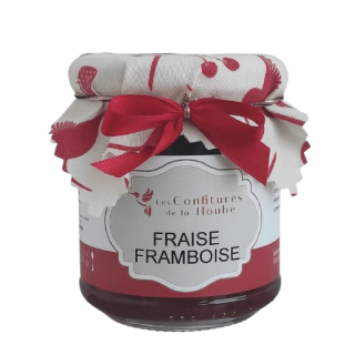 Confiture Fraise Framboise 220gr Les Confitures de La Hoube