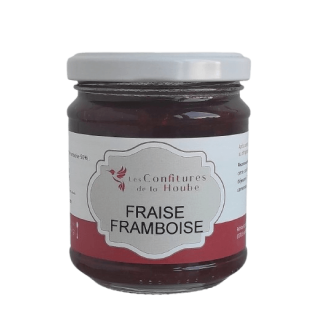 Confiture Fraise Framboise 220gr Les Confitures de La Hoube
