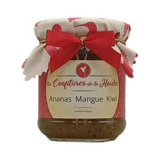 Confiture extra Ananas Mangue Kiwi 220 gr