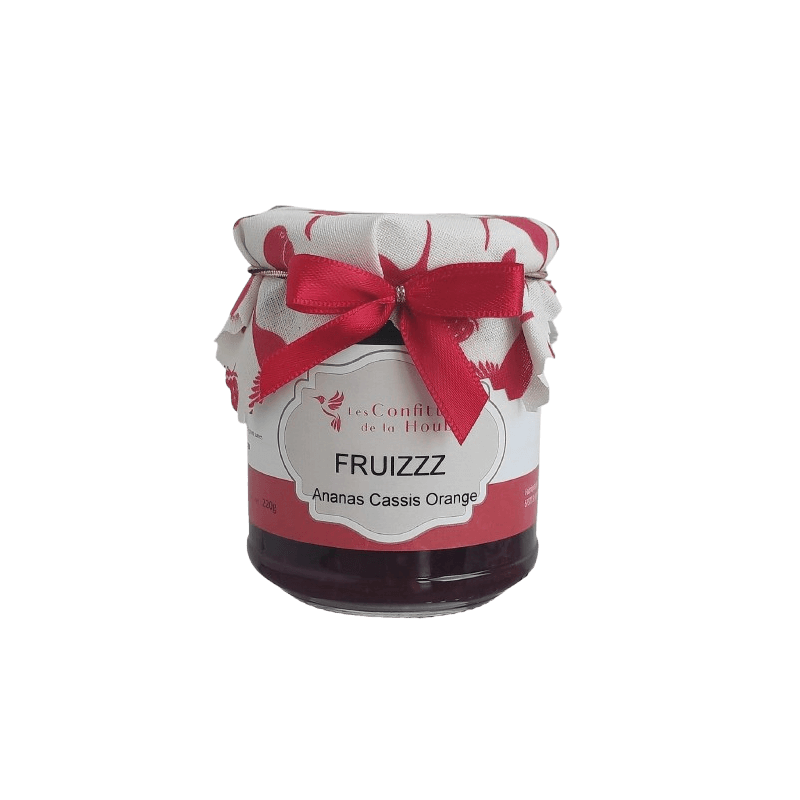 Confiture Fruizzz (Ananas Cassis Orange) 220gr Les Confitures de La Hoube Confiture Fruizzz (Ananas Cassis Orange) 220gr Les Confitures de La Hoube