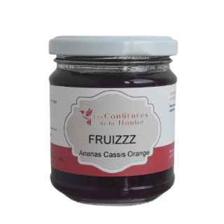 Confiture Fruizzz (Ananas Cassis Orange) 220gr Les Confitures de La Hoube