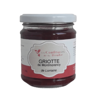 Confiture Griotte de Montmorency de Lorraine 220gr Les Confitures de La Hoube